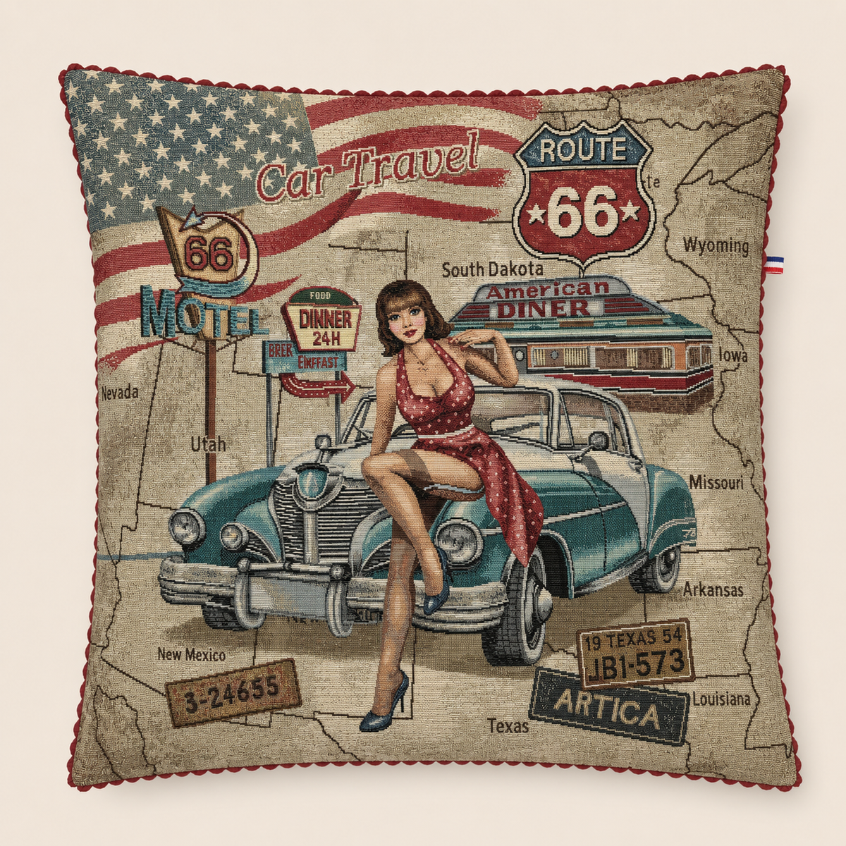 Housse route 66