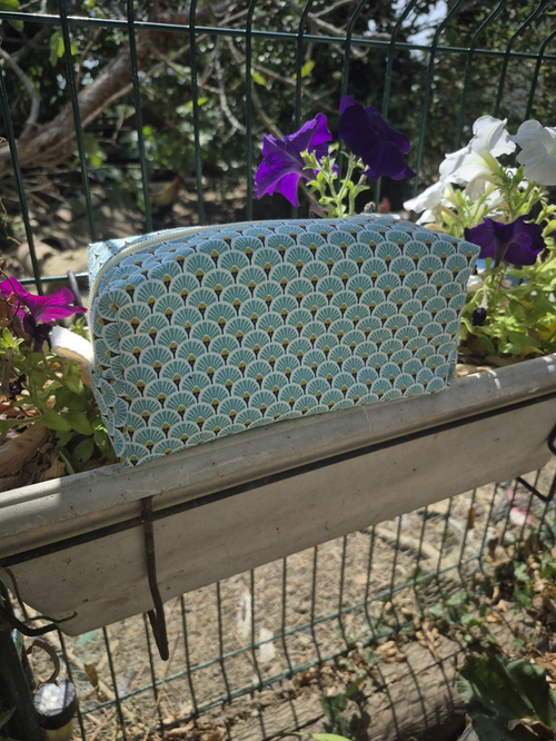Trousse XL "art vert d'eau"